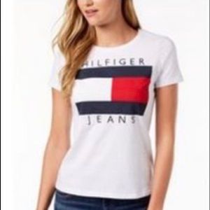 Hilfiger Jeans Tee 💙❤️